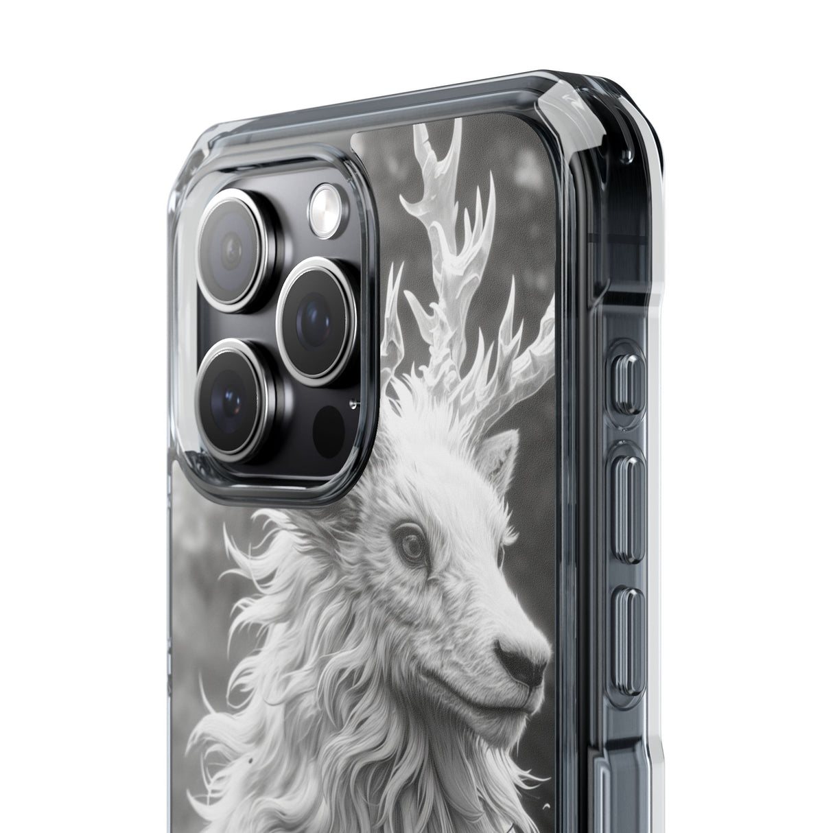 Majestic Forest Guardian - Phone Case for iPhone (Clear Impact - Magnetic)