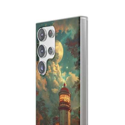 Vintage Moonlit Diner Fantasy Samsung S23 - Flexi Phone Case