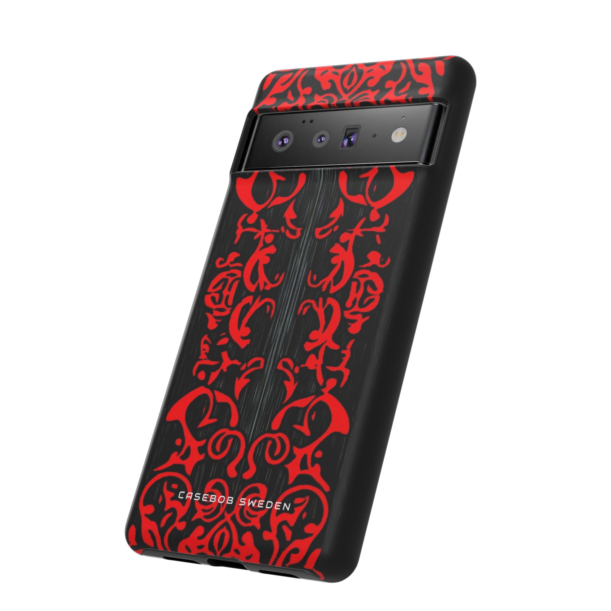 Gothic Crimson Symmetry Google Pixel 6 - Tough Phone Case