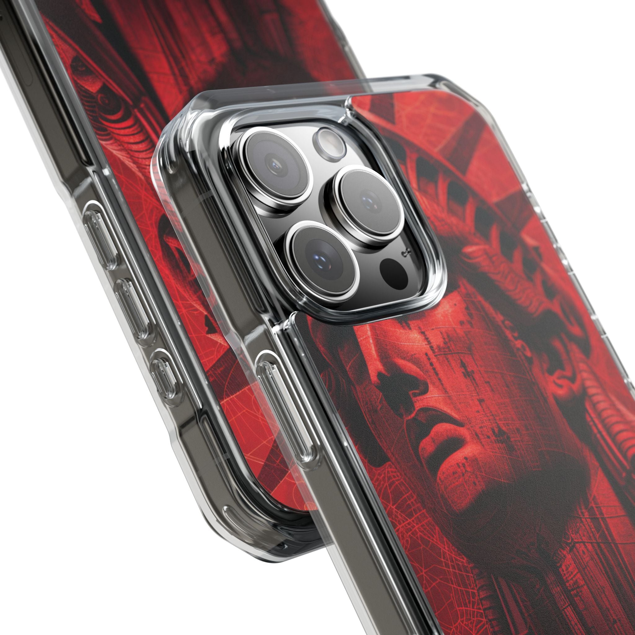 Zen Red Liberty Vision iPhone 16 - Clear Impact Phone Case