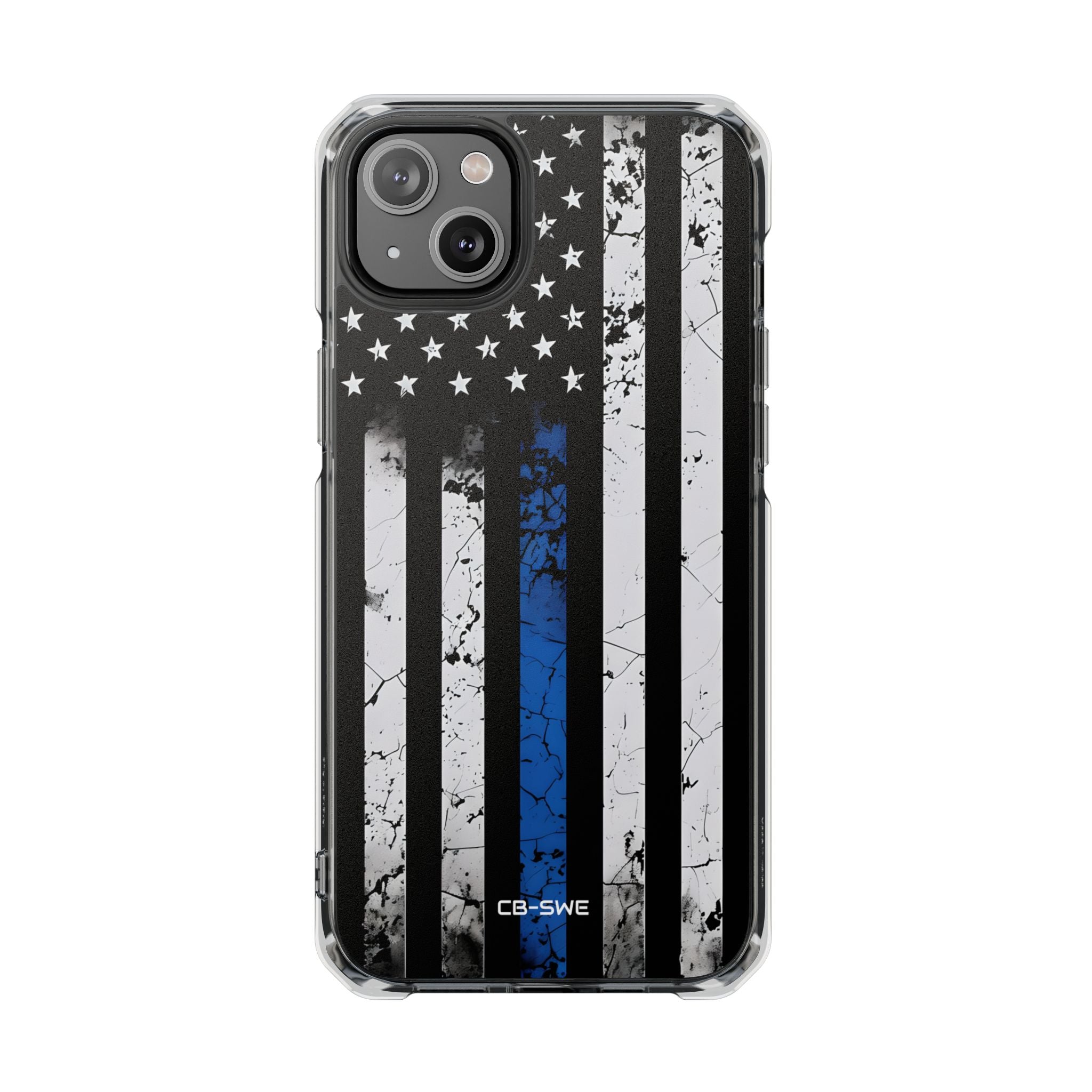 Modern Grunge Flag iPhone Case - Impact