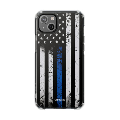 Modern Grunge Flag iPhone Case - Impact