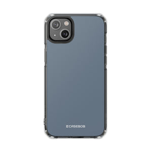 Slate Gray | Phone Case for iPhone (Clear Impact Case - Magnetic)