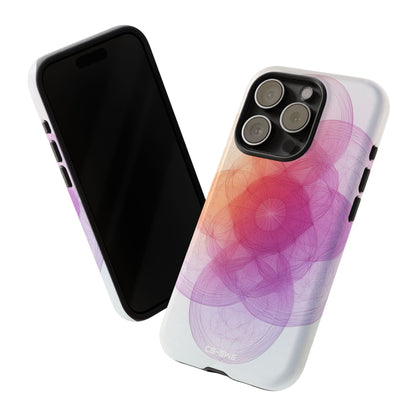 Radiant Circles Expand - iPhone Case