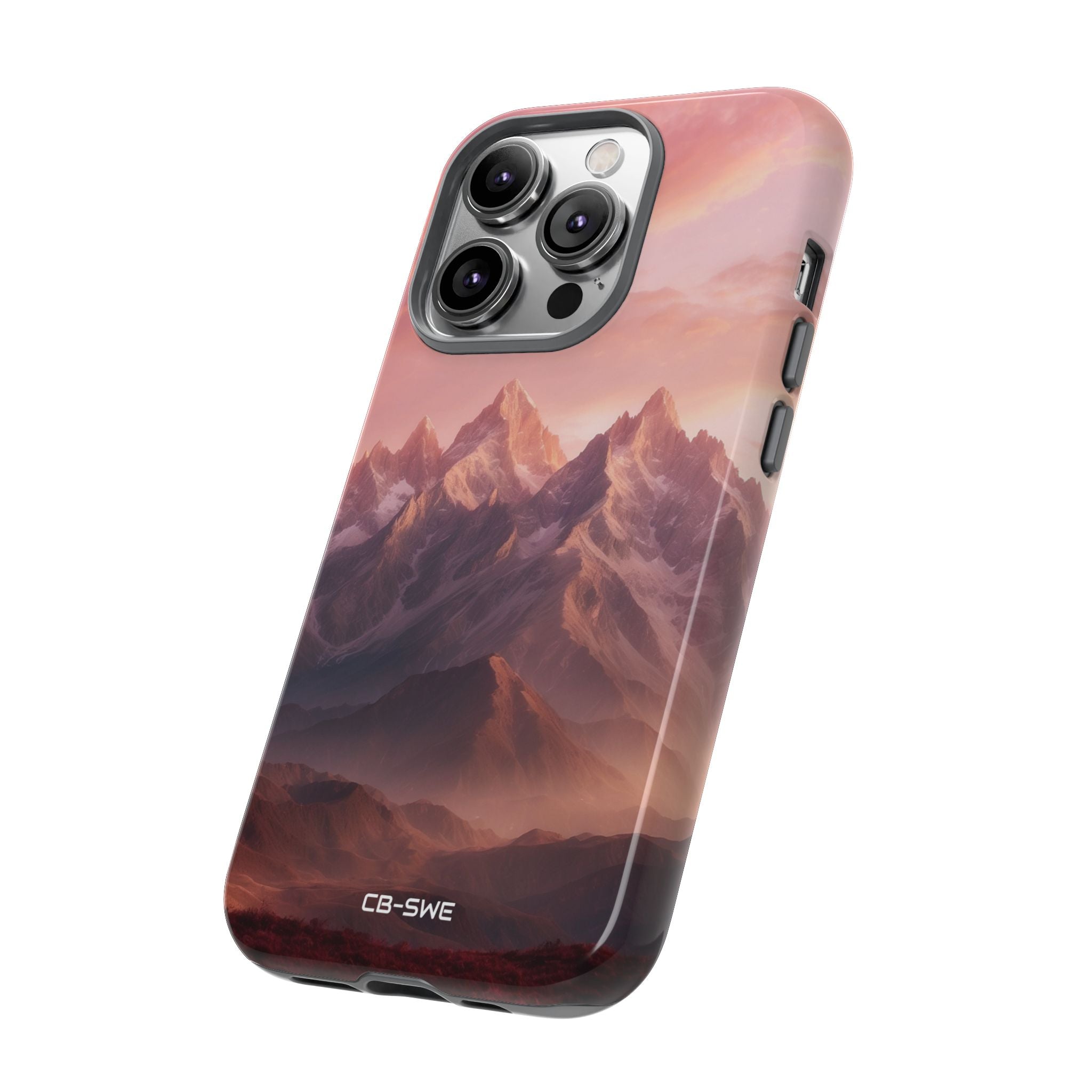 Vibrant Peaks Emerge - iPhone Case