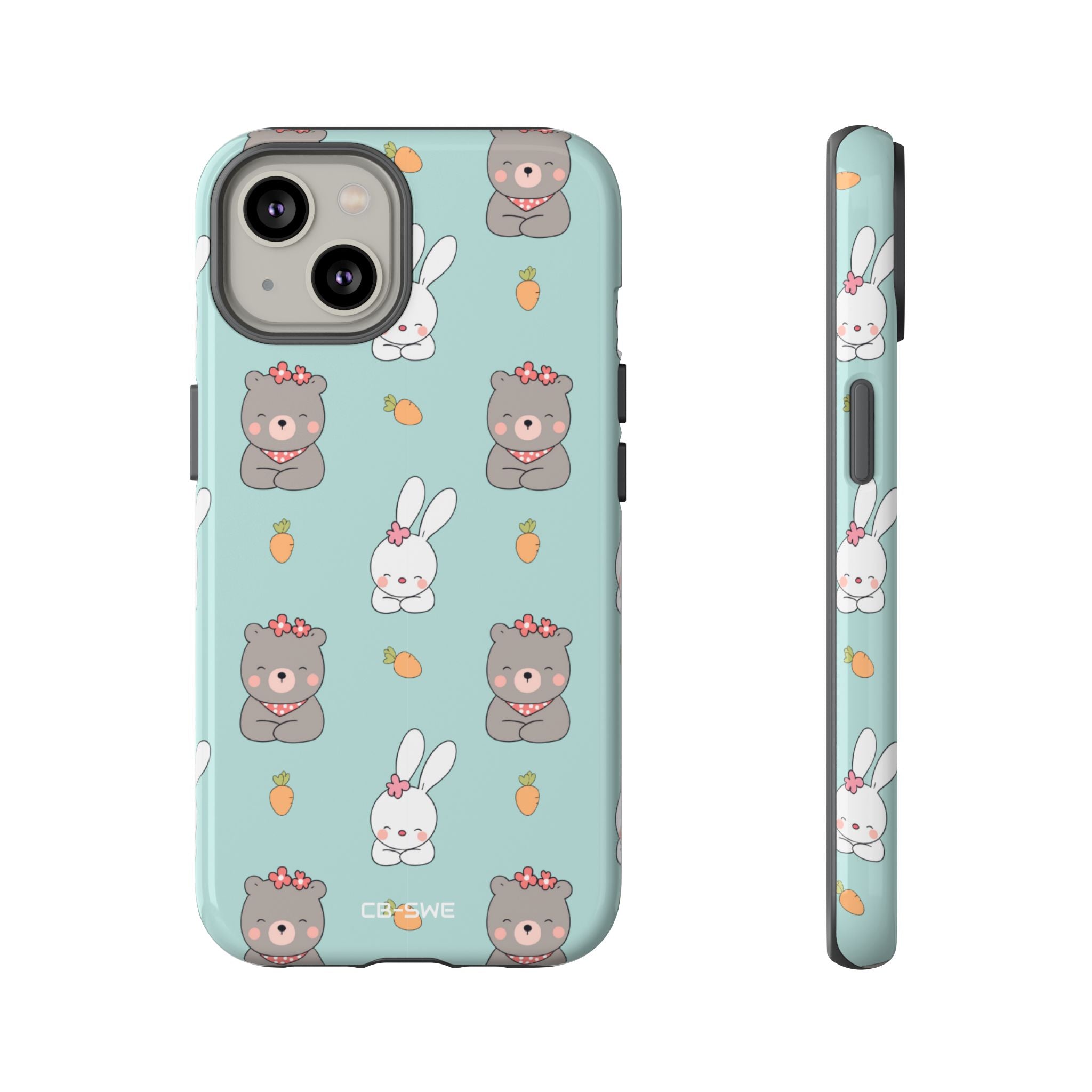 Bunnies Gather Carrots - iPhone Case