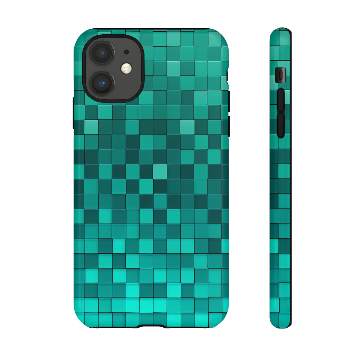 Teal Tones Mosaic - Schutzhülle fürs Handy