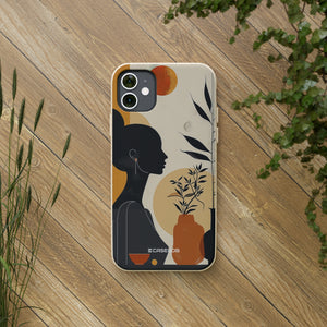 Modern Silhouette Tranquility | Biodegradable Phone Case