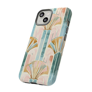 Art Deco Pastel Geometry - Protective Phone Case