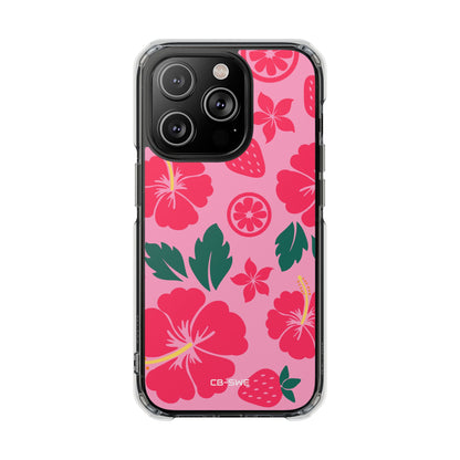 Tropical Hibiscus Harmony iPhone Case - Impact