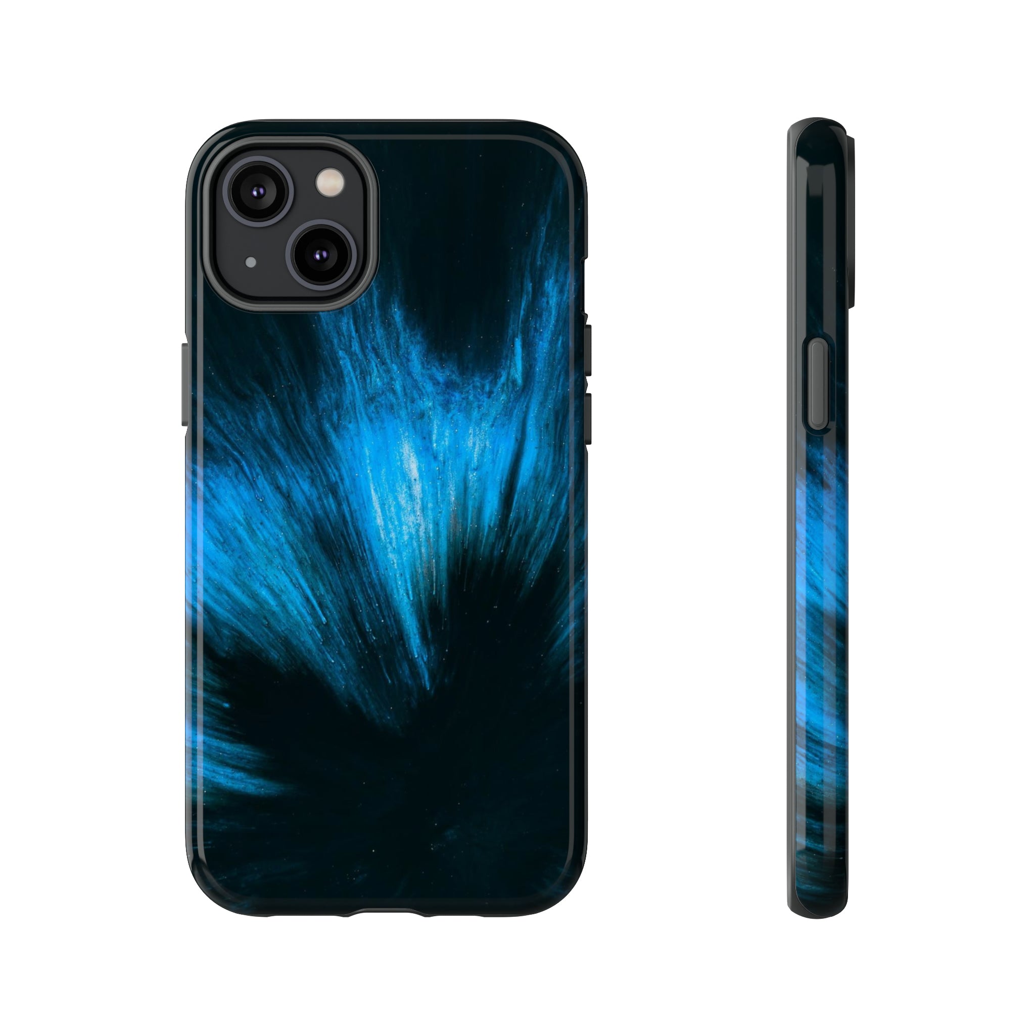 Midnight Shadow Ink Art - Protective Phone Case