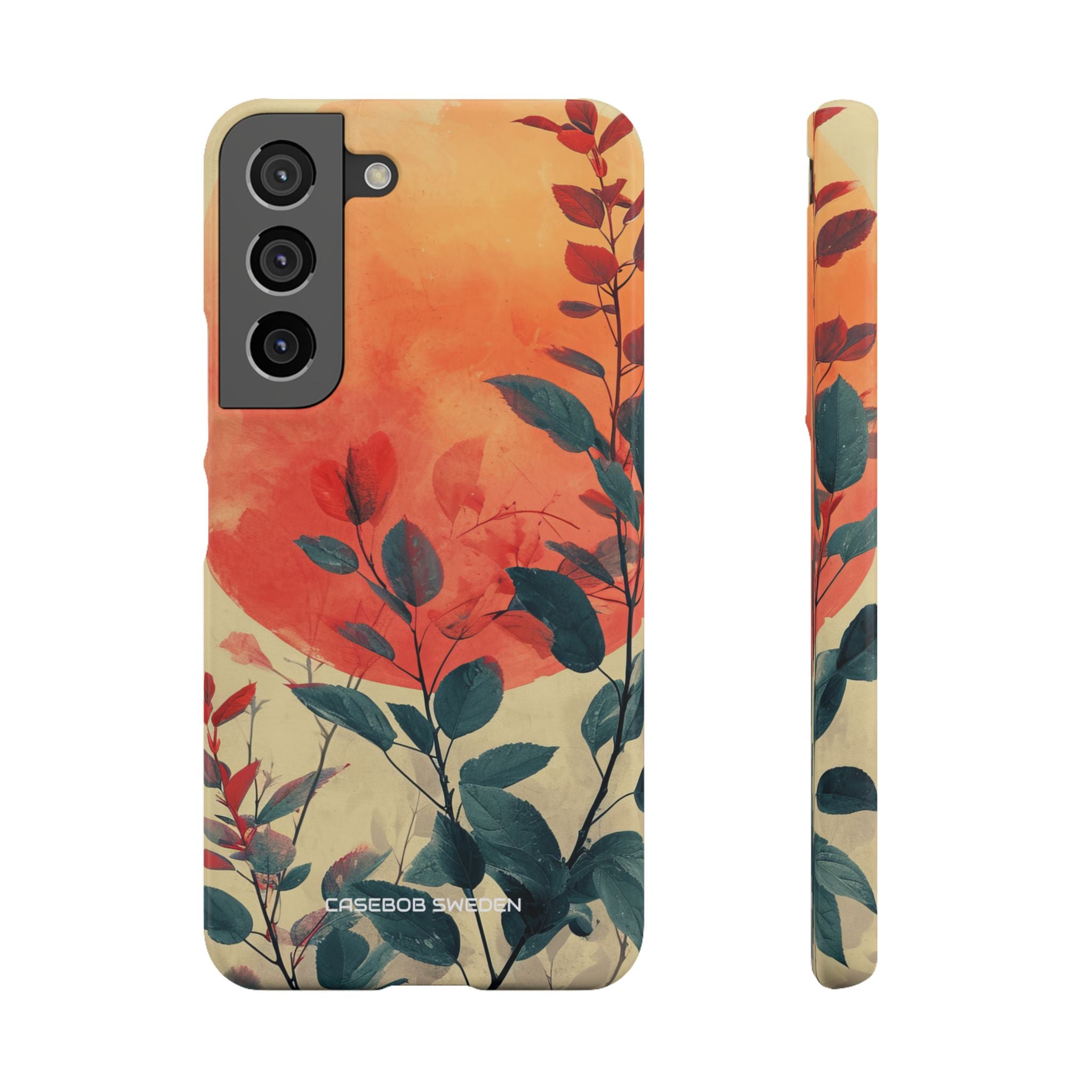 Orange Sun Harmony - Slim Samsung S22 Phone Case