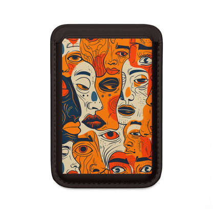 Overlapping Faces Wallet – MagSafe Ready