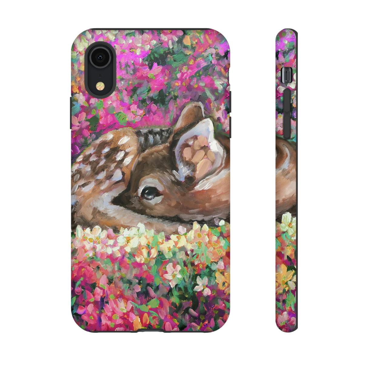 Oil painting - Young Deer - Protective Phone Case