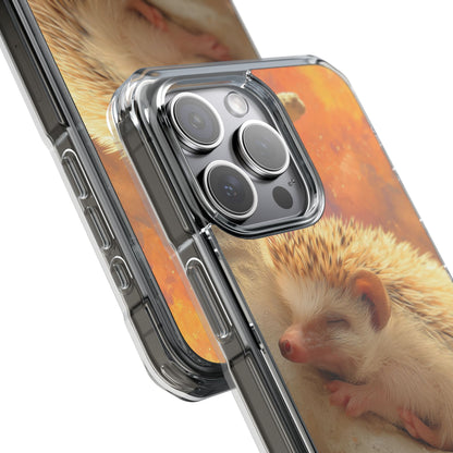 Hedgehog Rests Dreaming iPhone Case - Impact