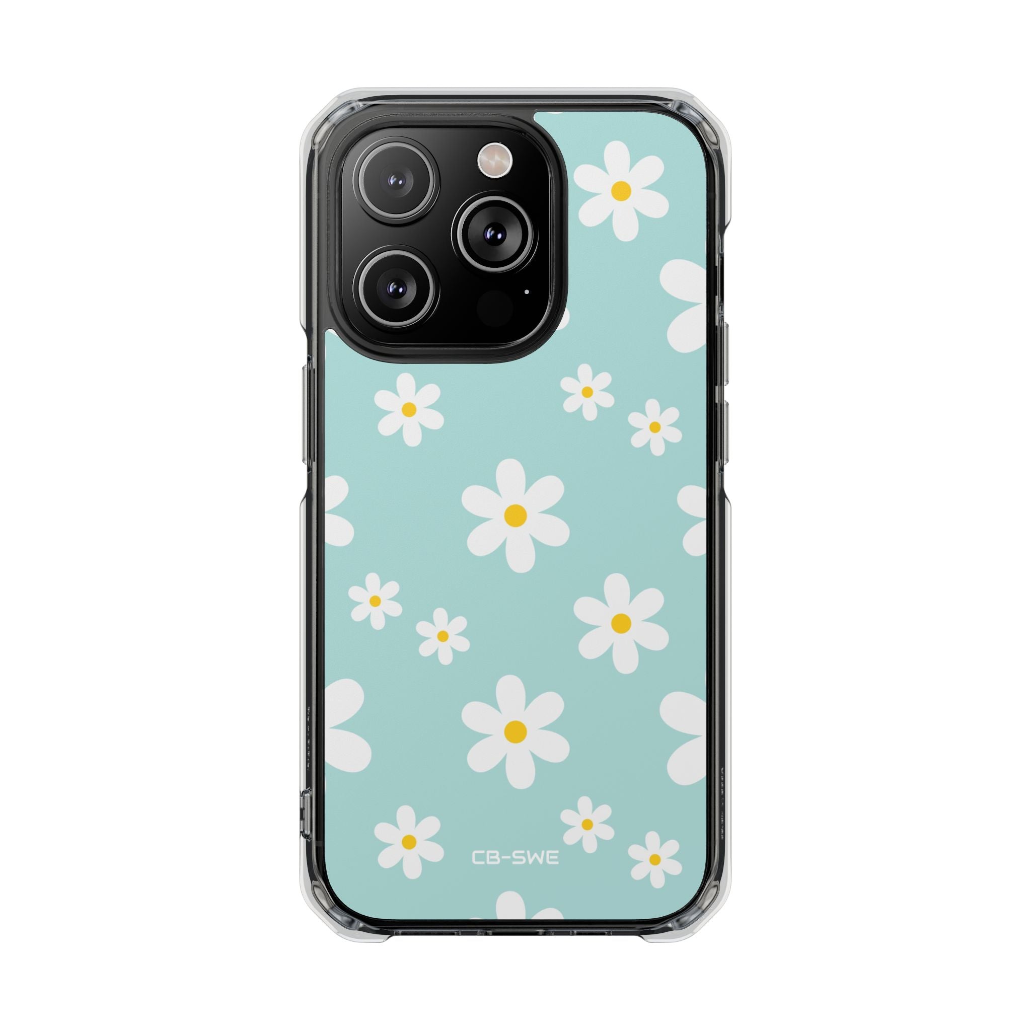 Daisies On Blue iPhone Case - Impact