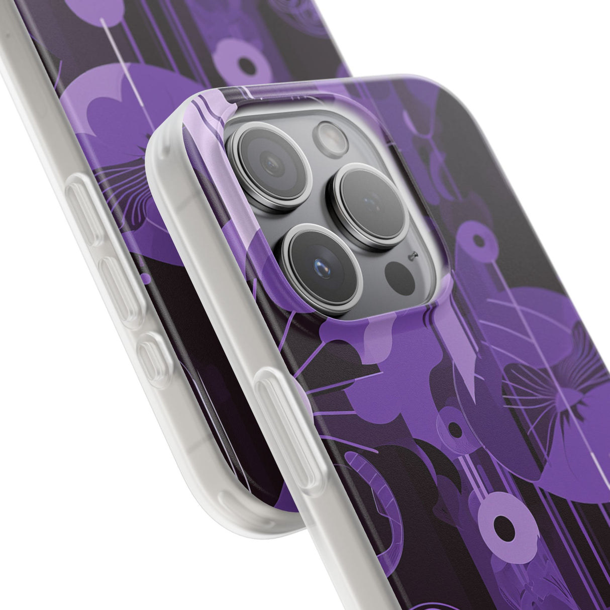 Pantone Ultra Violet | Handyhülle für iPhone (Flexible Hülle) 