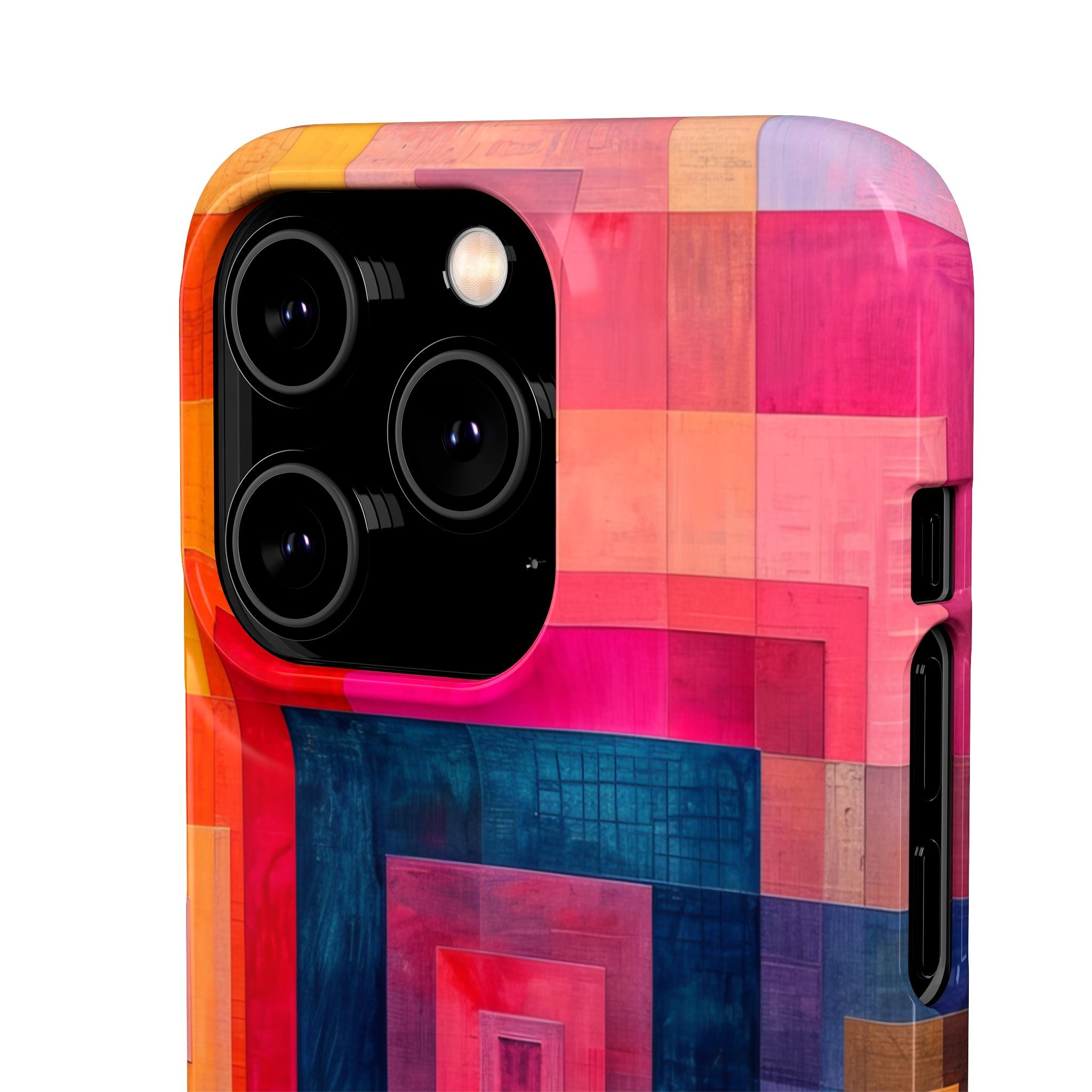 Vibrant Geometry - Slim iPhone 14 Phone Case