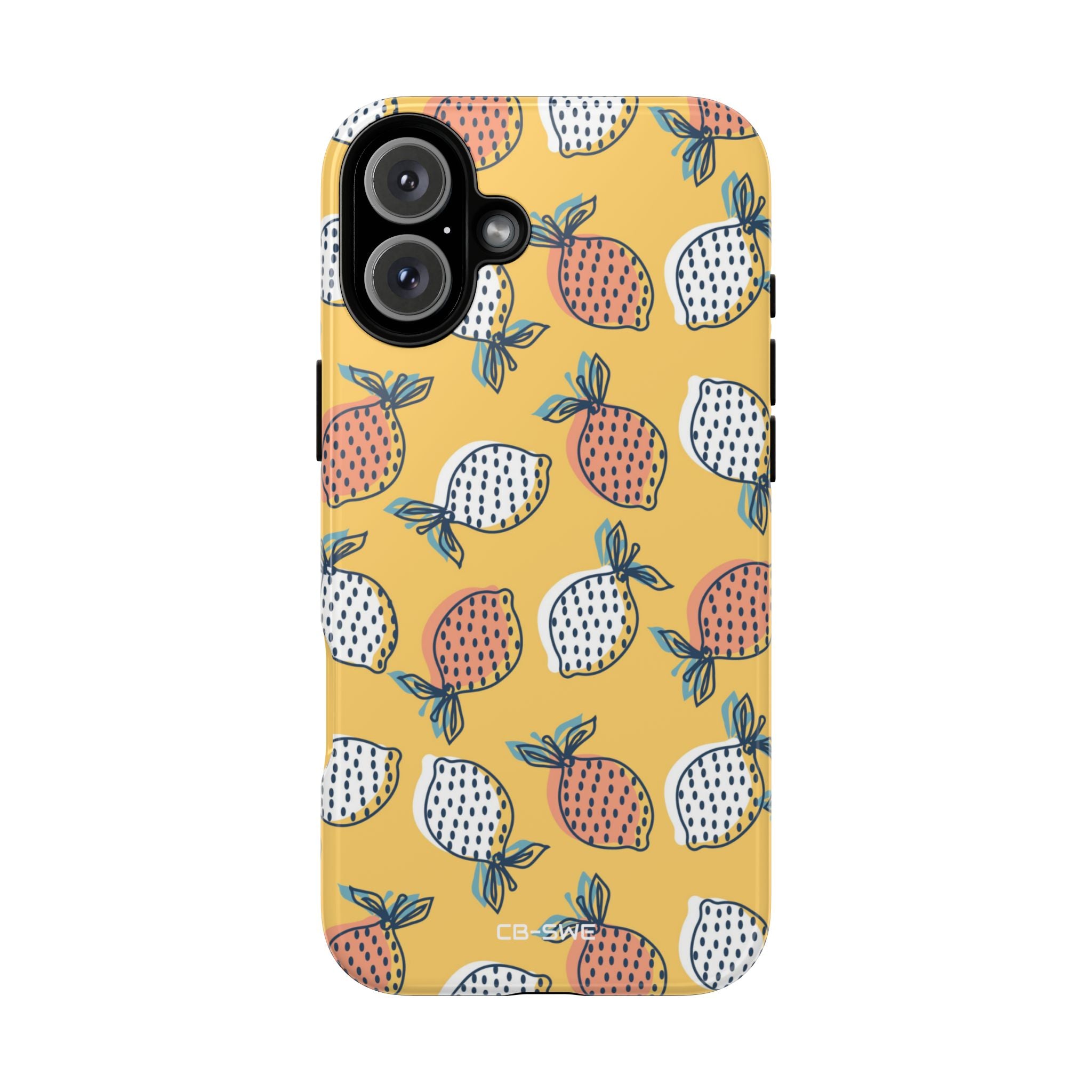 Lemons Dance Playfully - iPhone Case