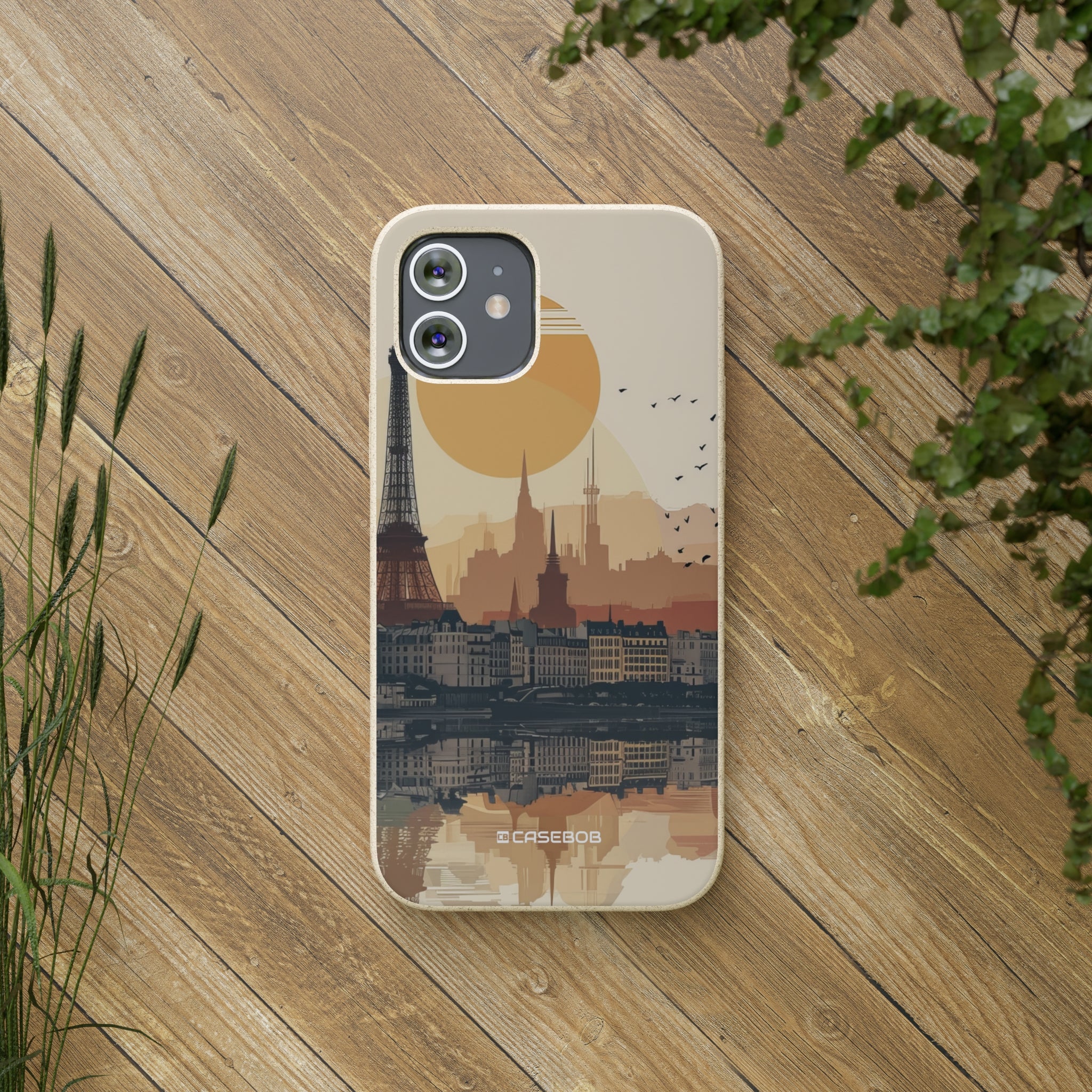 Parisian Sunset Serenity | Biodegradable Phone Case