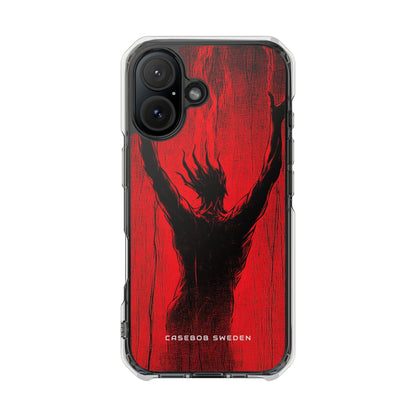 Crimson Despair iPhone 16 - Clear Impact Phone Case