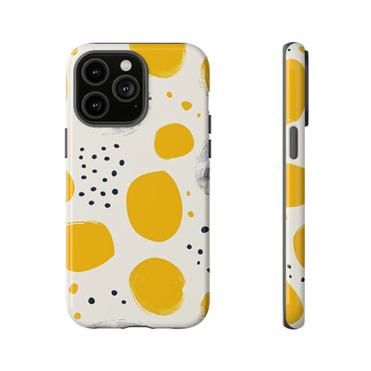 Dotted Yellow Simplicity - Protective Phone Case