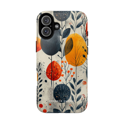 Vibrant Leaf Harmony iPhone 16 - Tough Phone Case