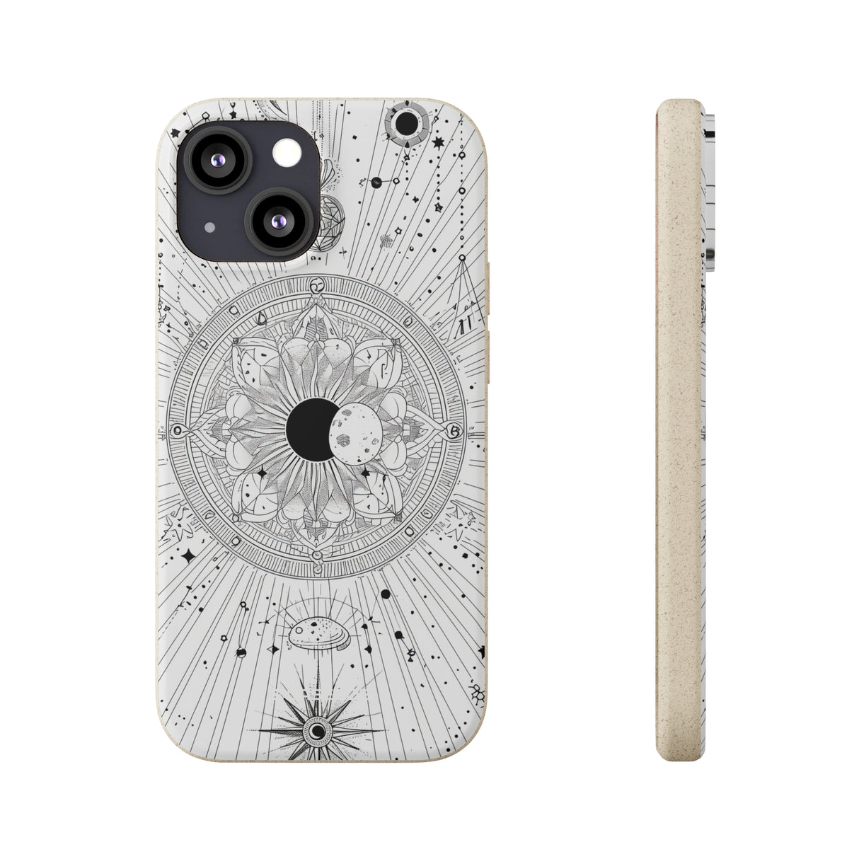 Celestial Mandala Mystique | Biodegradable Phone Case