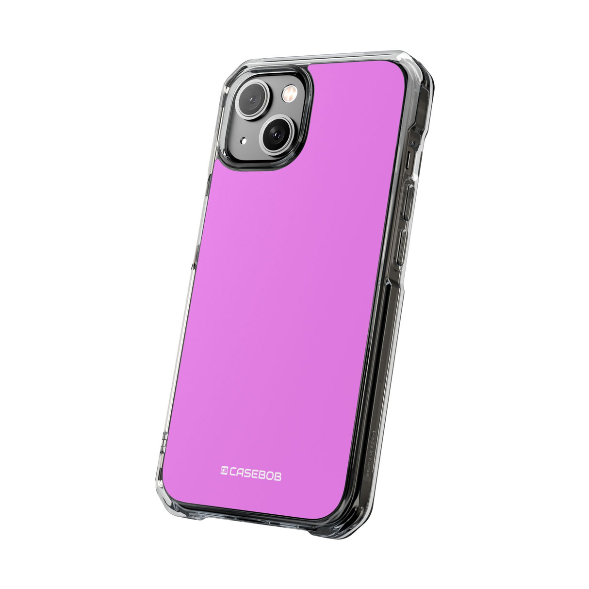 Violett | Handyhülle für iPhone (Clear Impact Case - Magnetisch) 