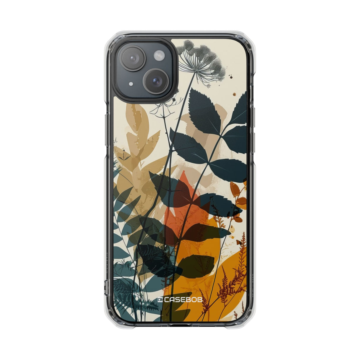 Botanical Serenity – Handyhülle für iPhone (Clear Impact – Magnetisch)