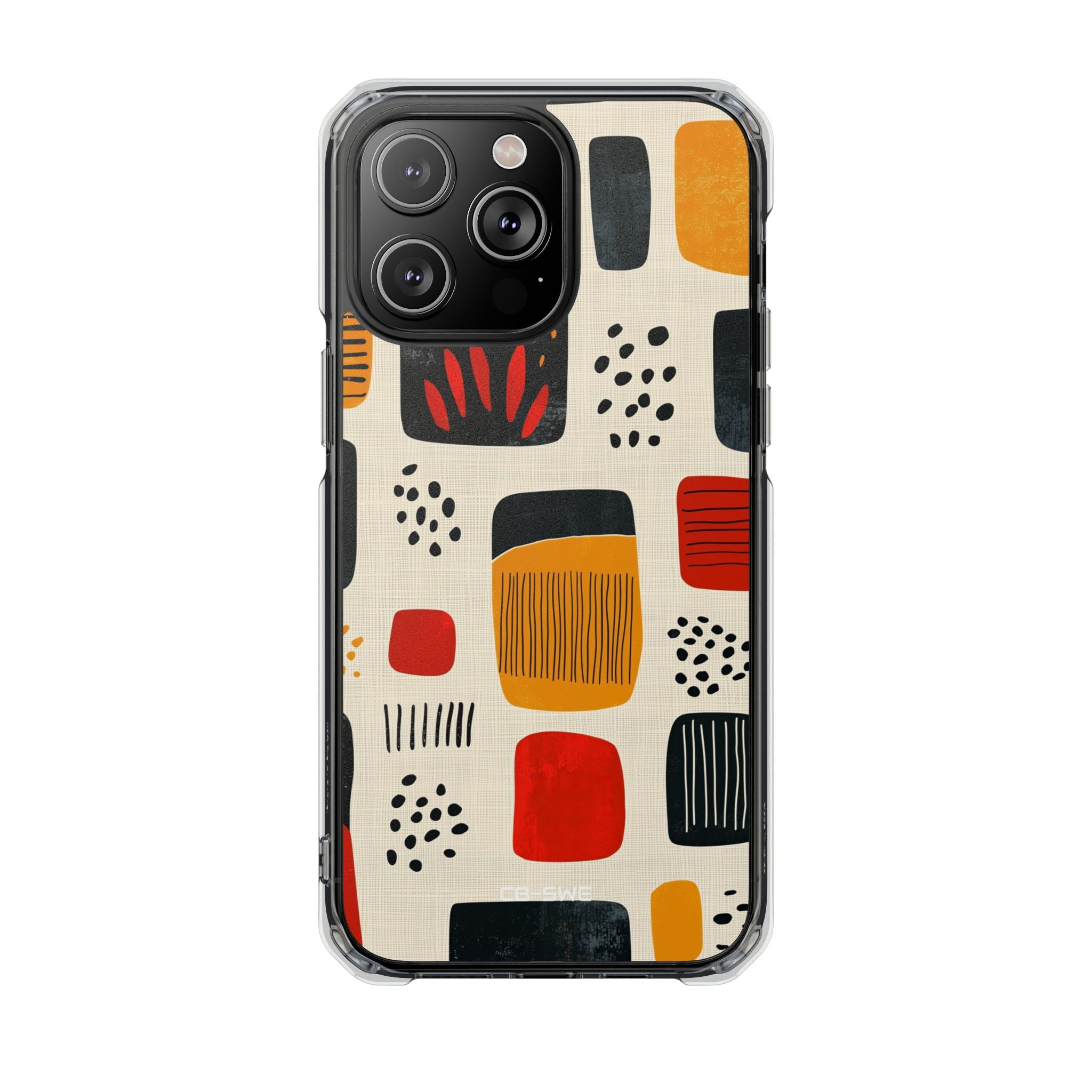 Vibrant Shapes Dance iPhone Case - Impact