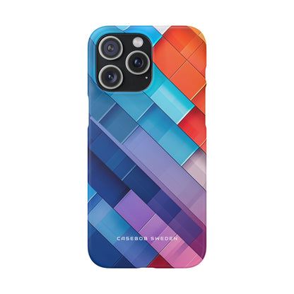 Vibrant GeoFlow iPhone 15 - Slim Phone Case