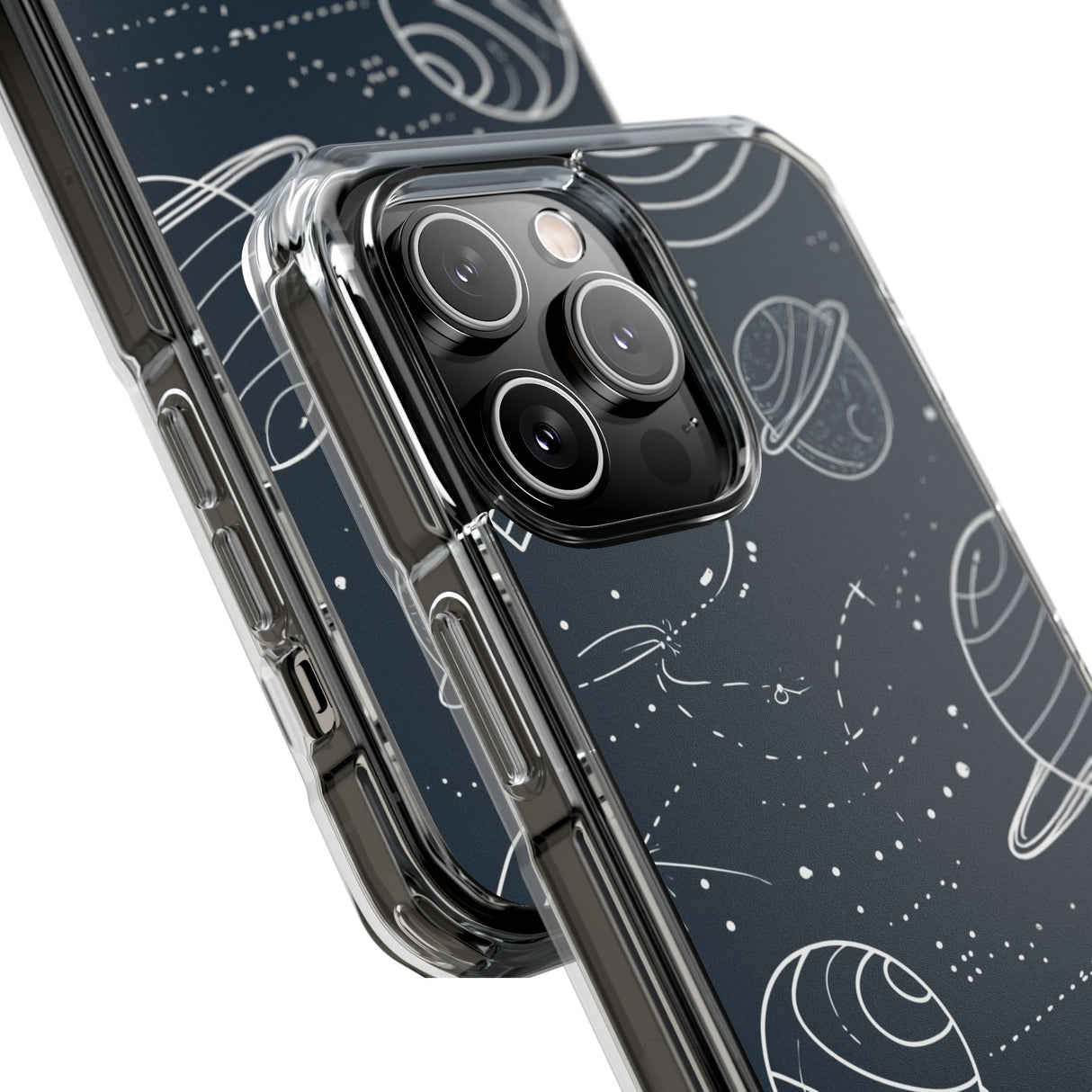 Cosmic Wanderer – Handyhülle für iPhone (Clear Impact – Magnetisch)