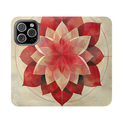 Crimson Bloom - iPhone 16 Pro Case - Wallet
