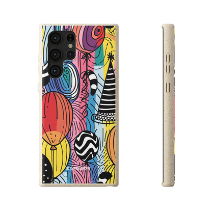 Vibrant Party Whimsy | Biodegradable Phone Case