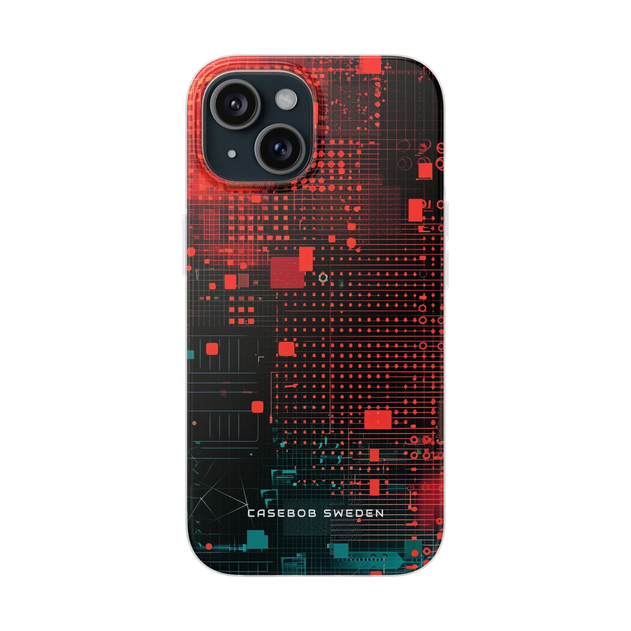 Gradient CyberFlux iPhone 15 - Flexi Phone Case