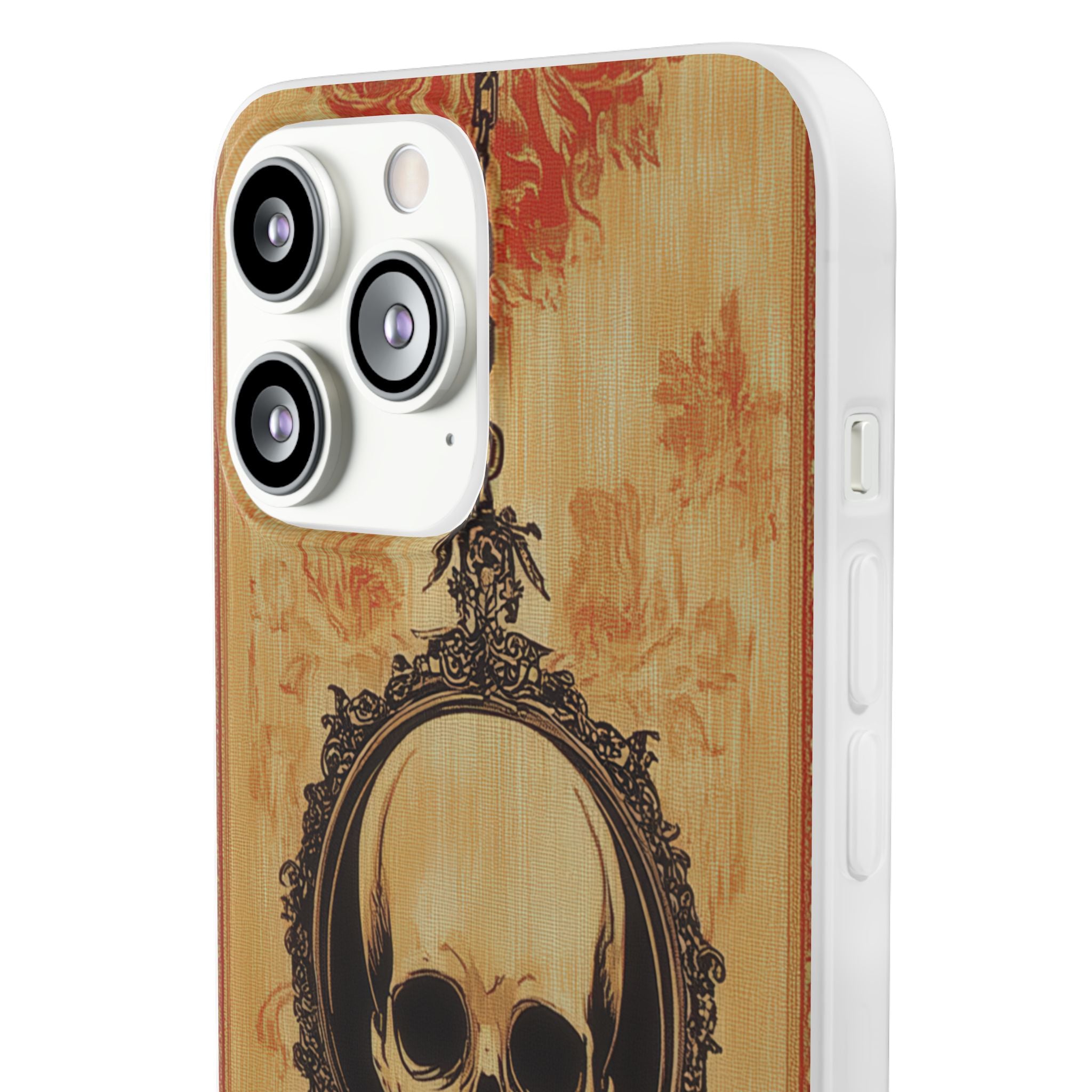 Gothic Skull Elegance iPhone 13 - Flexi Phone Case