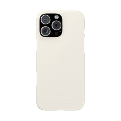 Floral White iPhone 16 - Slim Phone Case