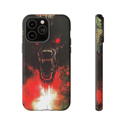 Bloodmoon Wolf's Lament iPhone 14 - Tough Phone Case