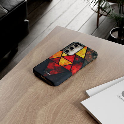 Triangles Illuminate Warmth - Samsung Case