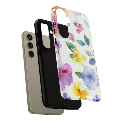 Whimsical Watercolor Florals - Samsung Case