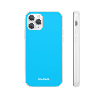 Vivid Sky Blue | Phone Case for iPhone (Flexible Case)