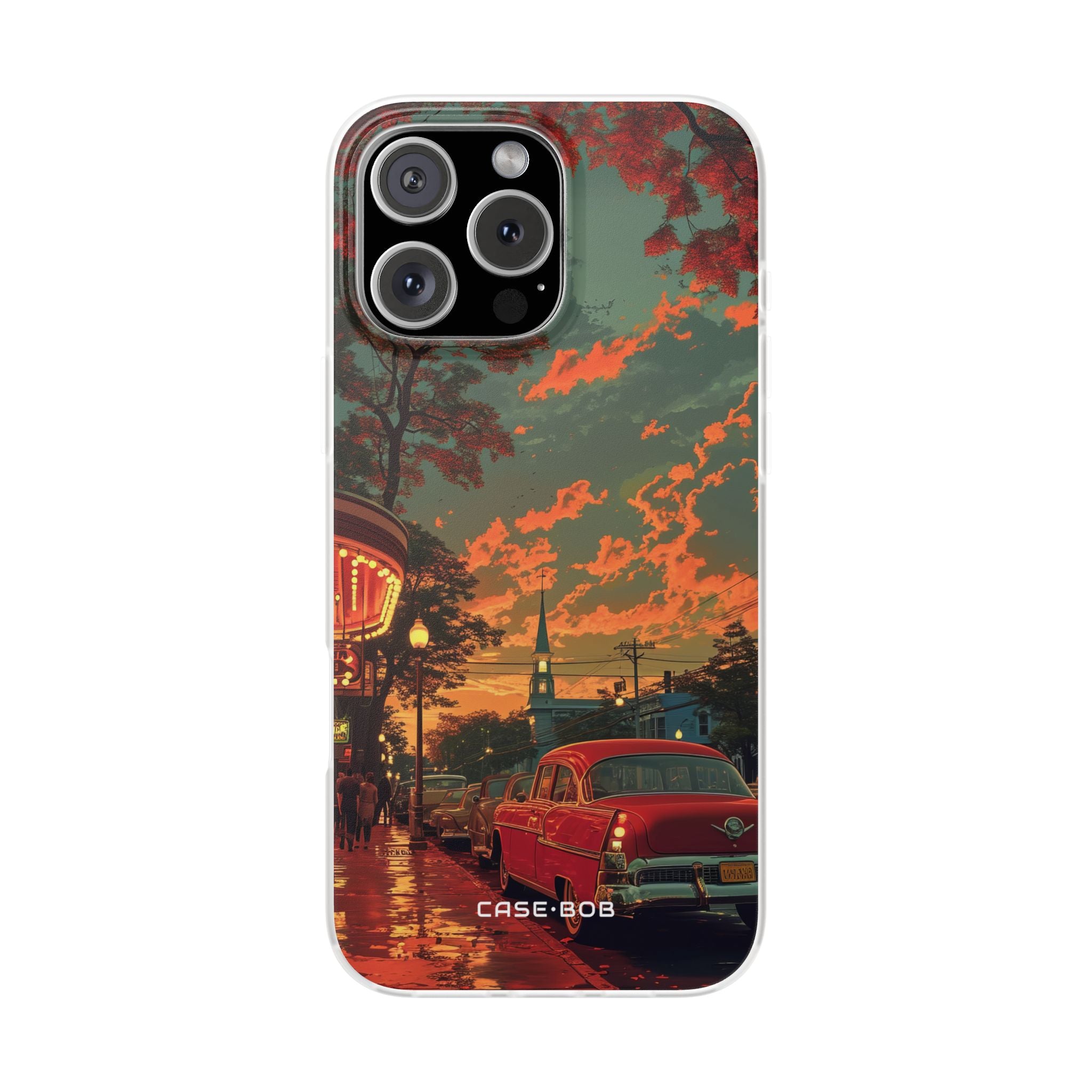 Crimson Classic iPhone 16 Pro Max Case - Soft