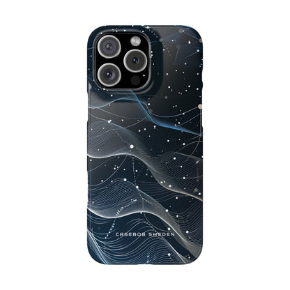 Gradient Neural Waves iPhone 16 - Slim Phone Case