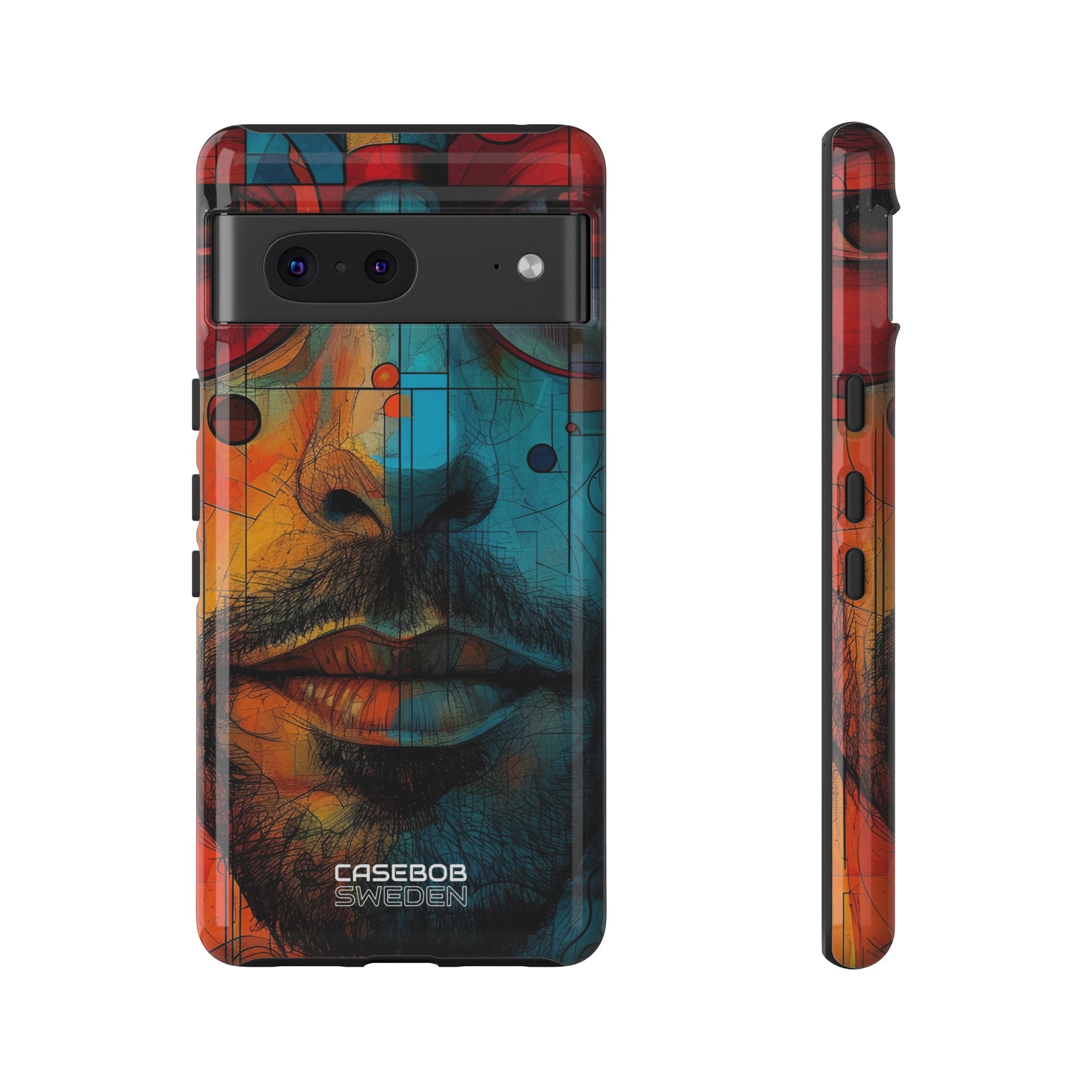 Cubist Glasses Face Google Pixel 7 - Tough