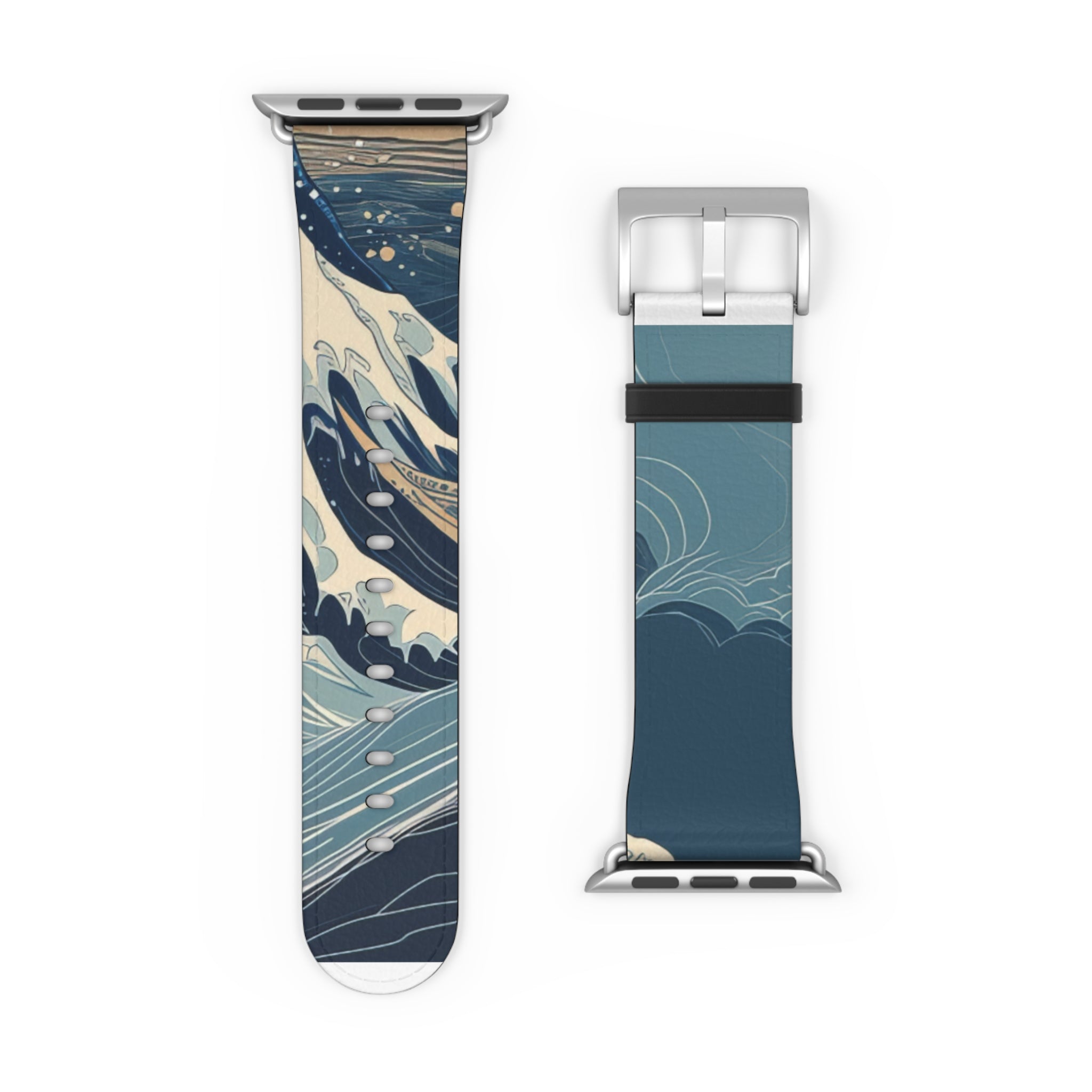 Cresting Navy Wave - Watch Band