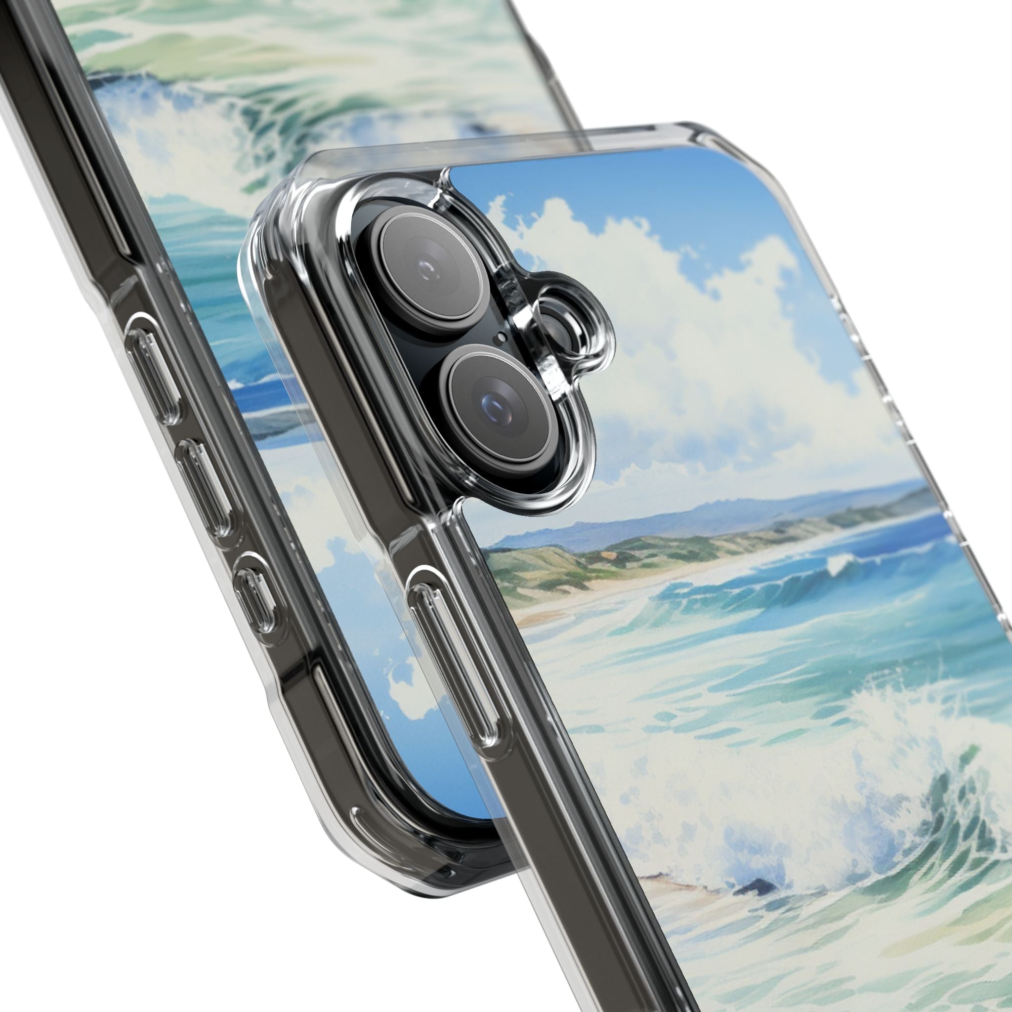 Foamy Wave Breeze iPhone 16 Plus Case - Impact