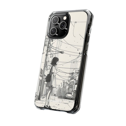 Urban Solitude Sketch - Phone Case for iPhone