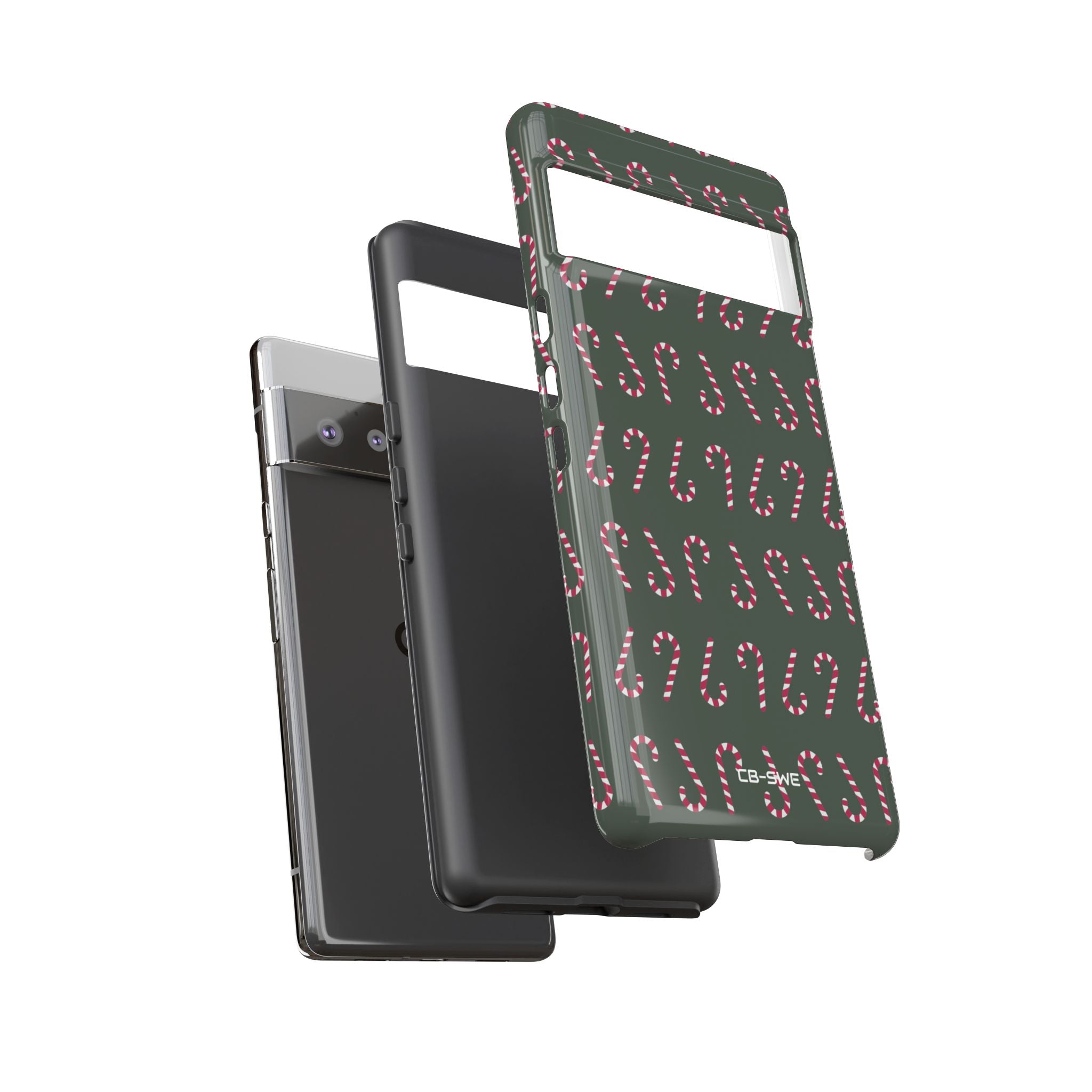 Candy Canes Aligned - Google Pixel Case
