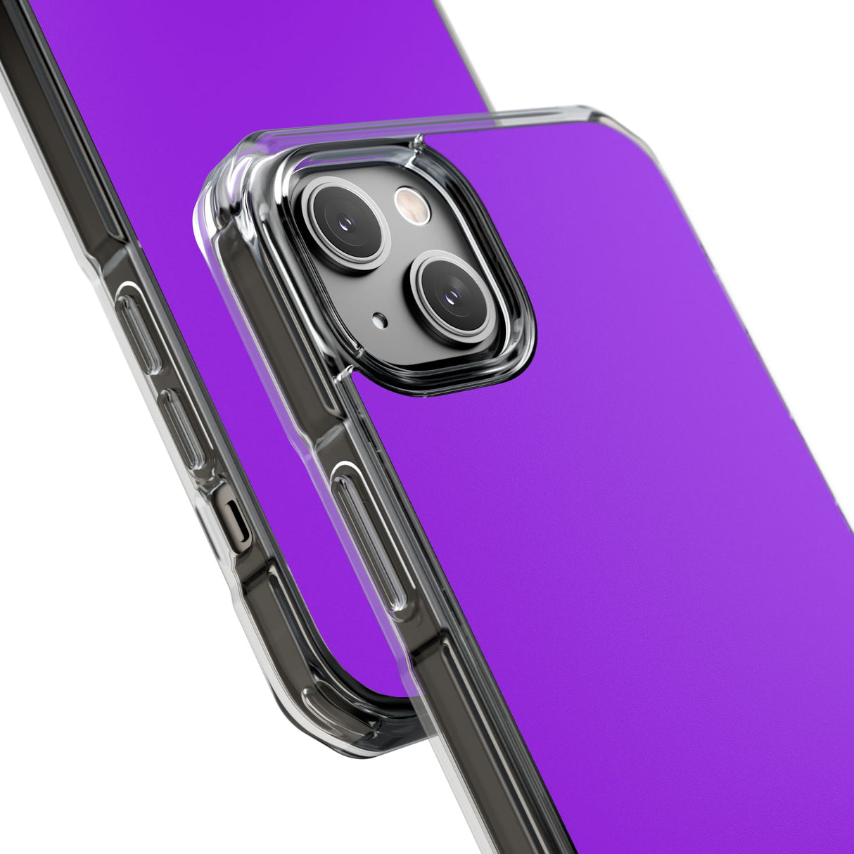 Purple Charm | Handyhülle für iPhone (Clear Impact Case - Magnetisch) 